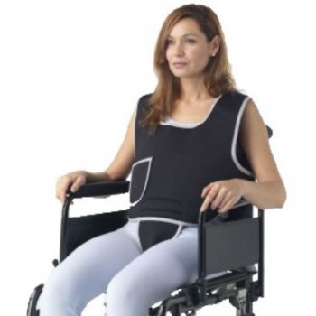Colete Decotado de Tronco c/ Suporte Pélvico para Fixação à Cadeira de Rodas