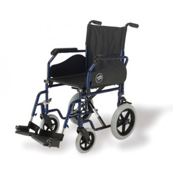 Cadeiras de Rodas Manual Encartável em Aço Azul - Breezy 90 (Autopropulsão nos modelos de 24'')
